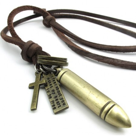 Skillful Manufacture Delicate Colors Reliable Quality Titanium Leather Pendant