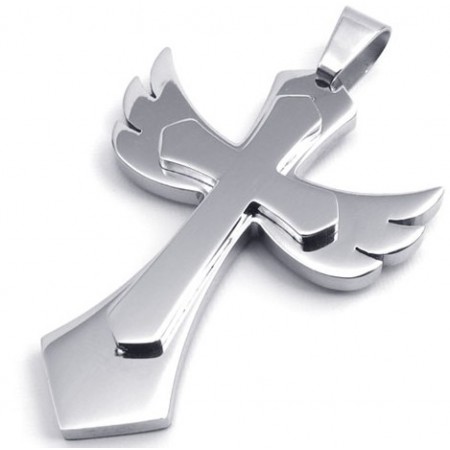 Elegant Shape Color Brilliancy Reliable Quality Titanium Cross Pendant