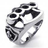 Rational Construction Delicate Colors Stable Quality Titanium Ring