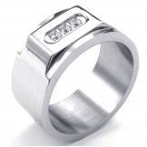 Finely Processed Color Brilliancy Stable Quality Titanium Ring