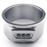 Finely Processed Color Brilliancy Stable Quality Titanium Ring