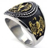Modern Design Color Brilliancy Reliable Quality Titanium Ring