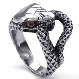 Finely Processed Color Brilliancy High Quality Titanium Ring