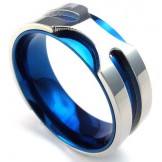 Elegant Shape Beautiful in Colors Reliable Quality Titanium Ring