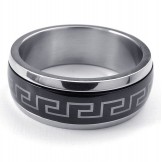 Skillful Manufacture Delicate Colors Stable Quality Titanium Ring 