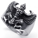 Attractive Design Color Brilliancy Reliable Quality Titanium Ring