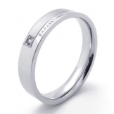 Elegant Shape Color Brilliancy Stable Quality Titanium Ring