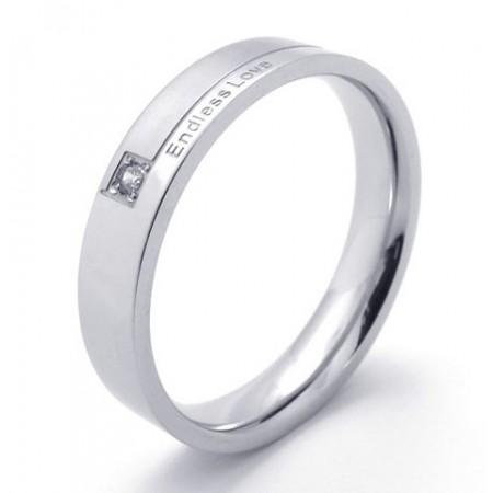 Elegant Shape Color Brilliancy Stable Quality Titanium Ring