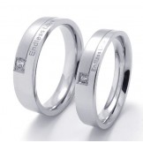 Elegant Shape Color Brilliancy Stable Quality Titanium Ring