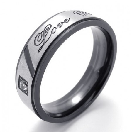 Deft Design Color Brilliancy Reliable Reputation Titanium Ring