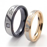 Deft Design Color Brilliancy Reliable Reputation Titanium Ring