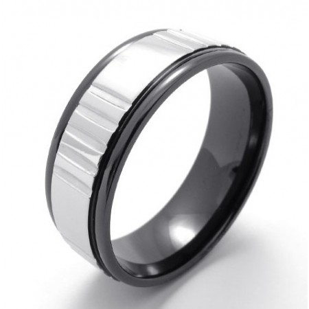 Skillful Manufacture Color Brilliancy High Quality Titanium Ring