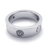 Skillful Manufacture Color Brilliancy Superior Quality Titanium Ring
