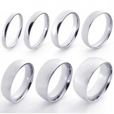 Elegant Shape Color Brilliancy The Queen of Quality Titanium Ring