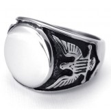 Fashionable Patterns Color Brilliancy Durable in Use Titanium Ring