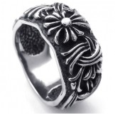 Fashionable Patterns Color Brilliancy Excellent Quality Titanium Ring
