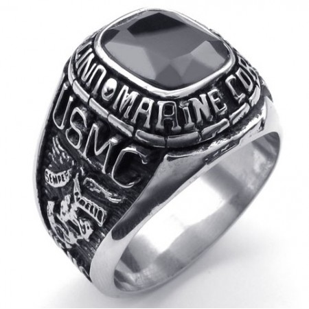 Fashionable Patterns Color Brilliancy The Queen of Quality Titanium Ring