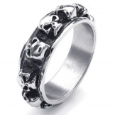 Modern Design Delicate Colors Reliable Quality Titanium Ring
