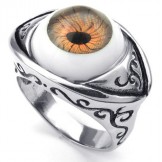 Beautiful Design Color Brilliancy Stable Quality Titanium Ring