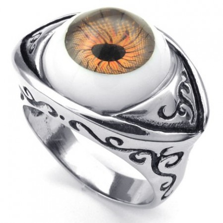 Beautiful Design Color Brilliancy Stable Quality Titanium Ring