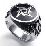 Fashionable Patterns Color Brilliancy Stable Quality Titanium Ring