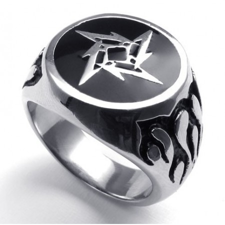 Fashionable Patterns Color Brilliancy Stable Quality Titanium Ring