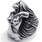 Attractive Design Delicate Colors High Quality Titanium Ring