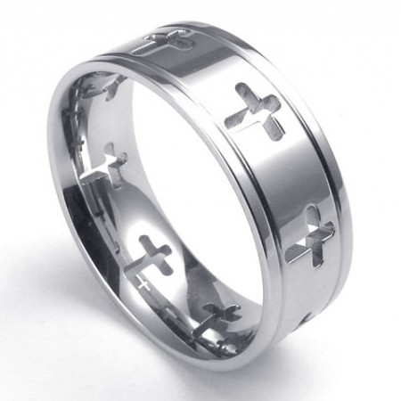 Beautiful Design Color Brilliancy Excellent Quality Titanium Ring