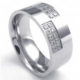 Luxuriant in Design  Color Brilliancy Reliable Quality Titanium Ring