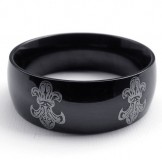 Beautiful Design Delicate Colors Excellent Quality Titanium Ring