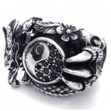 Skillful Manufacture Color Brilliancy to Enjoy High Reputation at Home and Abroad Titanium Ring