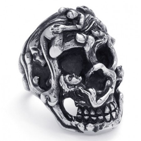 Skillful Manufacture Color Brilliancy Stable Quality Titanium Ring