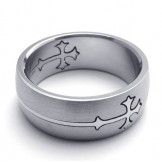 Deft Design Color Brilliancy High Quality Titanium Ring 