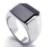 Rational Construction Color Brilliancy Excellent Quality Titanium Ring