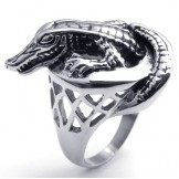 Sophisticated Technology Delicate Colors to Have a Long Story Titanium Ring