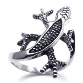 Attractive Design Delicate Colors to Have a Long Story Titanium Ring