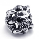 Finely Processed Delicate Colors to Have a Long Standing Reputation Titanium Ring