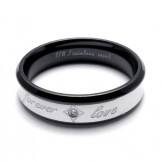 Elegant Shape Color Brilliancy Durable in Use Titanium Ring