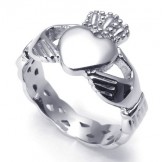 Beautiful Design Color Brilliancy The Queen of Quality Titanium Ring