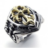 Fashionable Patterns Color Brilliancy Superior Quality Titanium Ring