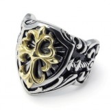 Fashionable Patterns Color Brilliancy Superior Quality Titanium Ring