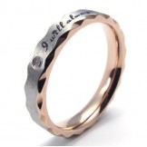 Elegant Shape Color Brilliancy Reliable Reputation Titanium Ring
