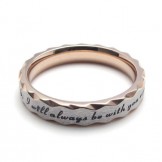 Elegant Shape Color Brilliancy Reliable Reputation Titanium Ring