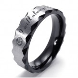 Beautiful Design Color Brilliancy Reliable Reputation Titanium Ring