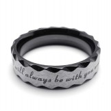 Beautiful Design Color Brilliancy Reliable Reputation Titanium Ring