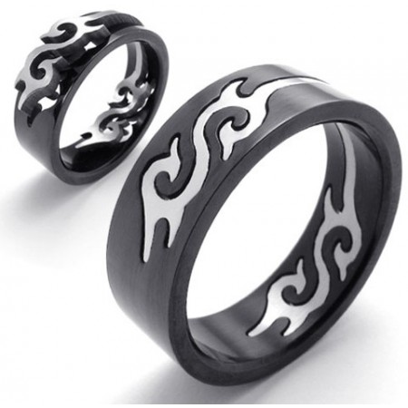 Latest Technology Delicate Colors Durable in Use Titanium Ring