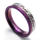 Sophisticated Technology Beautiful in Colors Superior Quality Titanium Ring