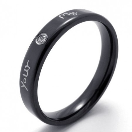 Deft Design Delicate Colors Superior Quality Titanium Ring
