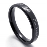 Deft Design Delicate Colors Superior Quality Titanium Ring