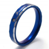 Sophisticated Technology Beautiful in Colors High Quality Titanium Ring